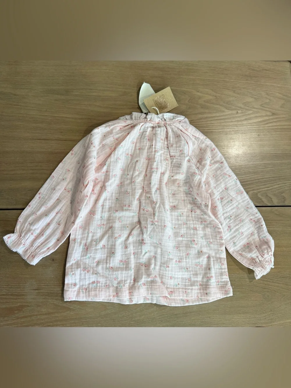 NWT Albetta Matching Floral Pant Set Size 12-18 Months Organic Cotton Gauzy